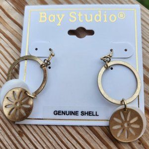 Shell earrings from Bay Studio